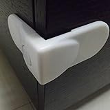 Goocool 6 PCS Safety Angle Locks for Drawers and Cabinets - Baby Safety Cabinet Locks - Cabinet Safe