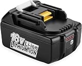 Ehomtikk BL1860B 互換 マキタ18Vバッテリー 6.0Ah BL1830 BL1850 BL1860など対応 LED付き+自己故障診断 マキタ電動工具用バッテリー18V