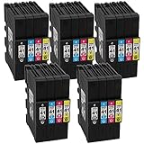 リコー用 GC41 互換 4色 5セット【 GC41K GC41C GC41M GC41Y 各5本 】 全20本 (Mサイズ) 互換インク 全色顔料 GC41-4PK