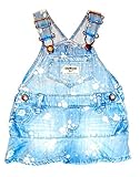 OshKosh B'Gosh Baby Girls' Floral Printed Denim Jumper 3 Months (3 Months Denim) [並行輸入品]