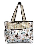 Trend Lab Cocoa Dots Tulip Tote Style Diaper Bag, White (Discontinued by Manufacturer) by Trend Lab 