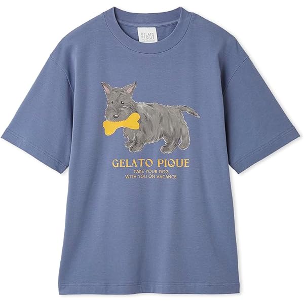 gelato pique ジェラートピケ DOG3柄 新品トップス Amazon | ジェラートピケ gelato pique レディース DOG3柄シャツ
