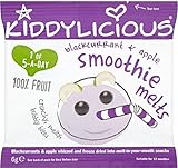 Kiddylicious Apple & Blackcurrant Smoothie Melts (6g) Kiddyliciousリンゴとブラックカラントスムージーが溶融（ 6グラム）