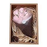 (よんピース)4 piece ソープ フラワー 石けん 花束 おしゃれ かわいい ギフト AN0186 (ピンク)