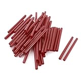 uxcell ホットメルト　接着ガン接着剤　クラフトモデル　7x100mm　スティック　50個　レッド