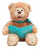 Cuddle Barn Animated Plush Bear - Pray With Me Pals - Bible Story Time [並行輸入品]
