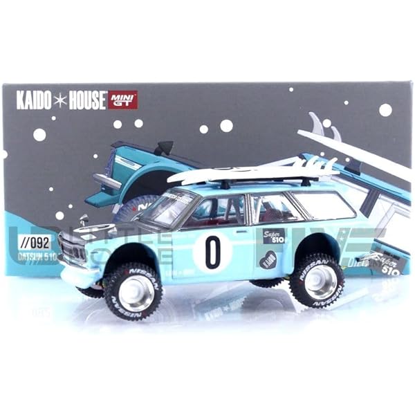 KAIDO HOUSE BLK LTD 510 FIREWAGON カートイズ祭 KAIDO HOUSE MINI-GT DATSUN 510 Wagon Fire Black BLKLTD