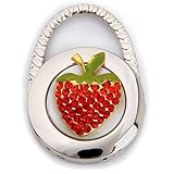 TOOGOO ( R )ラウンドメタル折りたたみラインストーンStrawberryハンドバッグバッグ財布フックハンガーホルダー