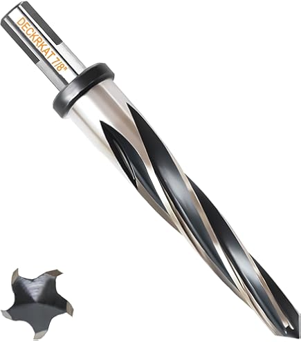 5Pcs Drill Bridge/Construction Reamer Bit Set 3/8" 1/2" 5/8" 3/4" 1