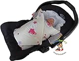 BlueberryShop Luxury Classic for CAR SEAT Swaddle Wrap Blanket Sleeping Bag for Newborn, baby shower