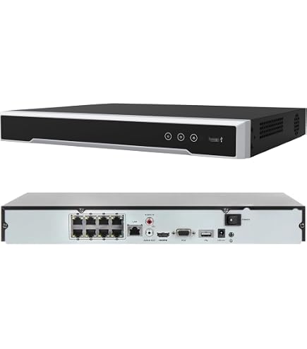 Amazon | DS-7608NXI-K2/8P 8CH 4K 8チャンネル PoE AcuSense NVR