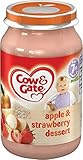 Cow & Gate Baby Balance Apple & Strawberry Dessert 7mth+ (200g) 牛とゲートベビーバランスリンゴとイチゴのデザート7Mth + （ 200