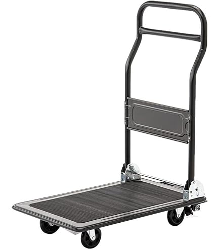 Amazon.co.jp: KIKAIYA 台車 折りたたみ 軽量 コンパクト 150kg