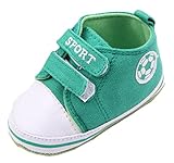 (ビグッド)Bigood 子供靴 女の子 赤ちゃん ベビー靴 出産祝い ハイキャンバス トレーニング シューズ 男の子 ルーム スポーツ スニーカー春秋 11cm グリーン