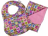 Iota Newborn Bib and Burp Set, Dolly Lama by Iota [並行輸入品]
