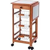 エクステンションワゴン　 [W40から65 x D37 x H76cm] 家具 収納家具 キッチンワゴン