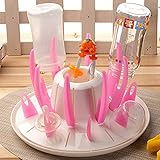 ベビー ナーシング 哺乳甁 乾燥ラック ドレン トレー 哺乳瓶 ベビー 用品 整理 Baby Nursing Bottle Drying Rack Drain Tray Flower Shape Bo
