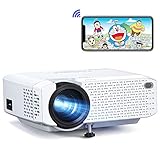 Crosstour プロジェクター 小型 4200ルーメン WiFi接続 スマホに直接接続可 1080P対応 ホームシアター TV Stic