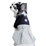 犬服【 薄手 袴 XLサイズ】肉球マーク 小型犬用 晴れ着 男の子 着物 安い 結婚式 七五三 正月 年賀状 和装 犬 猫服 干支 ペット グッズ 着物風 正装風 洋服 トイプードル ダックス シュナウザーなど