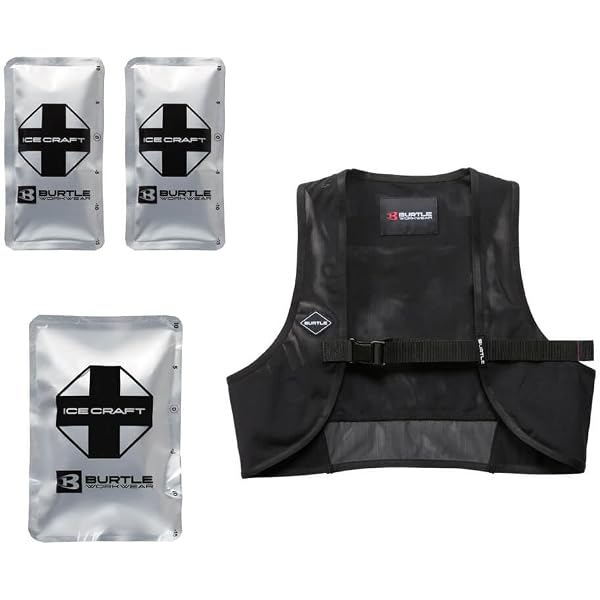 Amazon.co.jp: Burtle IC101S AC351 Ice Craft Peltier Vest Set with