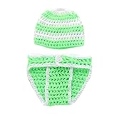 Zhhlinyuan Fashion Newborn Baby Boy Girl Crochet Knit Costume Photo Photography Prop Outfit 2194