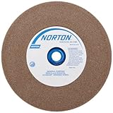 Norton Bench and Pedestal Abrasive Wheel Type 01 Straight Aluminum Oxide 1 Arbor 6 Diameter 3/4 Thic