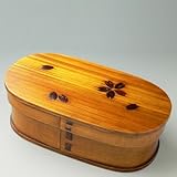 曲げわっぱ 小判弁当箱 桜 漆塗り 漆器 杉 保湿 天然木製 おかず 天然木 女性 男性