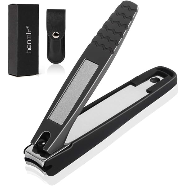 ⭐︎大きめな爪切り⭐︎+爪やすり Amazon | 【爪切りの革命】【爪が飛び散らない×厚い爪が切れる