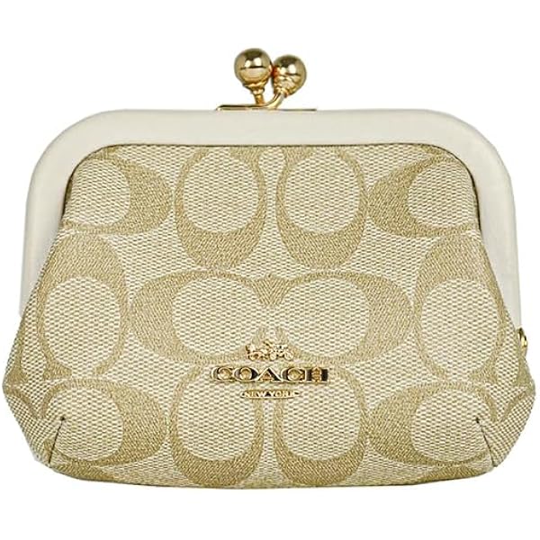 Amazon | [コーチ] COACH マルチストライプ がま口コインケース