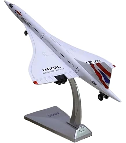 Amazon.co.jp: レプリカ 1:168 合金製 コンコルド 超音速輸送機 金属