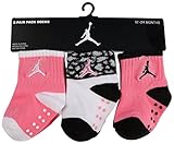 Jordan Infant Girls ' ( 12 m-24 m )ハートGripper 3pk-pink / BLK / white-12 – 24か月