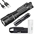 Fenix PD40R V2.0 3000ルーメン 充電式懐中電灯 E01 AAA EDC キーチェーンライト LumenTacオーガナイザー付き