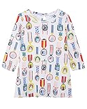 子供カジュアルドレス 女の子ナイトガウン 綿100％ ロングＴシャツ ワンピース 長袖パジャマ 2-7歳用 (5歳(110cm))