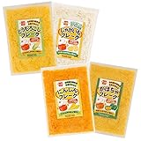 たっぷり北海道産野菜フレーク4種セット かぼちゃ/とうもろこし/じゃがいも/にんじん