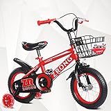 子供用自転車、子供用自転車3〜8歳、子供用三輪車 ( Color : Red 12 Inch )
