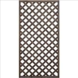 igarden　アイガーデン　ラティス　Ｈ180×Ｗ90cm　格子タイプ　ナチュラル系ダークブラウン　松製