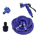 besuntek 伸縮ホース 丈夫 散水ホース 洗車 二重構造 ガーデン用 ガーデニング 掃除用