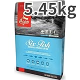 オリジン 6フィッシュ 猫用 5.45kg [並行輸入品]