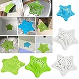 magicwシリカゲルヒトデ排水口カバーキッチンバスルームシンクStrainersバスケットヘアキャッチャー3個パック