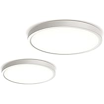Amazon.co.jp : LEDシーリングライト 4畳 18W 2個入り 照明器具 天井