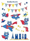 デコレ Go Go Mantle ウォールステッカー くま