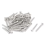 uxcell フィリップス セルフタッピングねじ セルフドリルネジ カウンターシンク セルフタッピングねじ 50個入り
