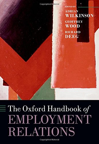 The Oxford Handbook of Employment Relations: Comparative Employment Systems (Oxford Handbooks)の表紙