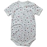 《年間定番》Babbun(バブーン)【日本製】フライスビビットクマPtボディーロンパス 80cm /レッド NO.KK-31-5417