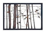 Plutus Brands Classic Metal Wall Decor with Intricate Bird and Tree Motifs [並行輸入品]