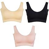 【日本正規品】(ジニエ)genie ジニエメルティタッチブラ 3色3枚セット ノンワイヤーブラ ナイトブラ スポーツブラ