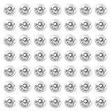 ファイニエ ビーズ 10mm シルバー 丸 大きめ プラ製 100個 セット 両穴 軽い ラウンド スペーサー ハンドメイド アクセサリー パーツ AP2025