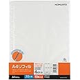 コクヨ ポケットファイル替紙 4ポケット ポストカード用 A4 10枚入 ラ-A33N
