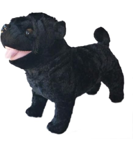 ブラックパグのぬいぐるみ　パグのぬいぐるみ　犬のぬいぐるみ　犬　イヌ　ドッグ 楽天市場】簡易ラッピングでお届け【Faithful Friends パグ (黒