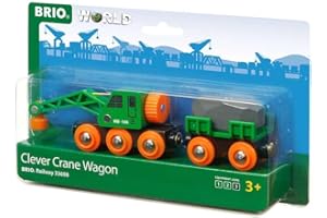 BRIO 緑のクレーンワゴン 33698